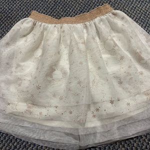 Disney jumping beans Minnie Mouse skort tutu. Sz 6. Cream/copper color.